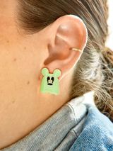 Mickey Mouse Disney Ghost Glow-in-the-Dark Earrings | BaubleBar (US)