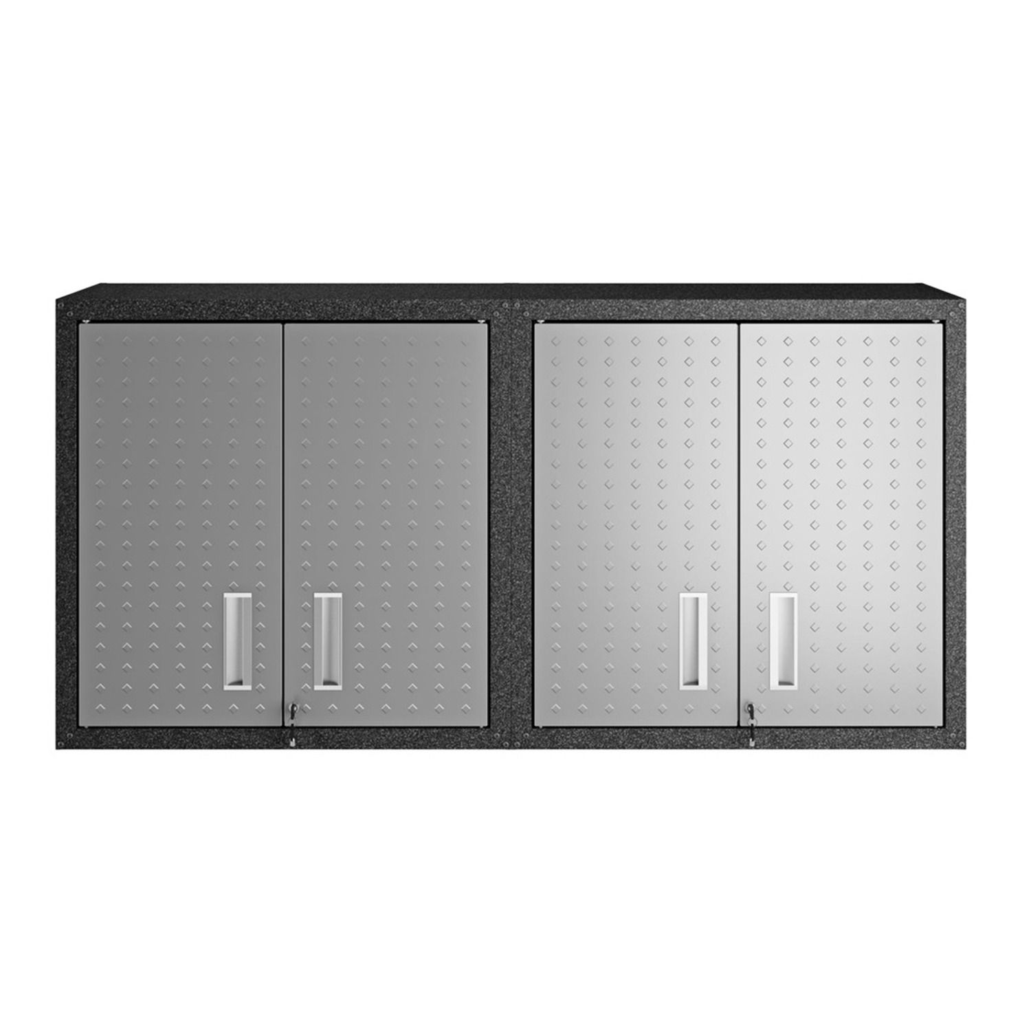 Manhattan Comfort Fortress Floating Garage Cabinet - Set of 2-Color:Grey,Finish:Electrostatic Pow... | Walmart (US)