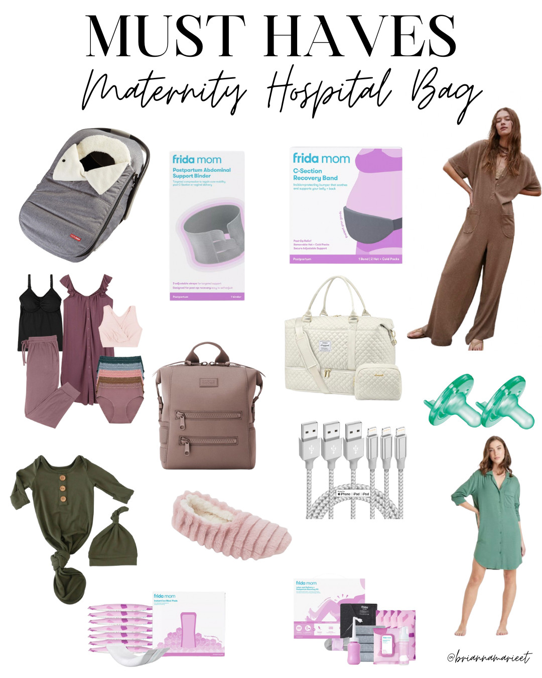 Maternity hospital bag essentials for you and your new addition! 

 #LTKBaby #LTKKids #LTKFamily