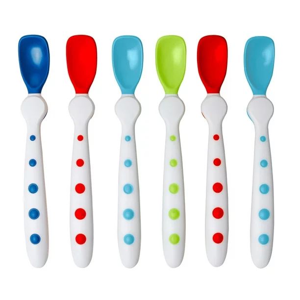 First Essentials by NUK Rest Easy Utensils, Spoons, 6-Pack | Walmart (US)