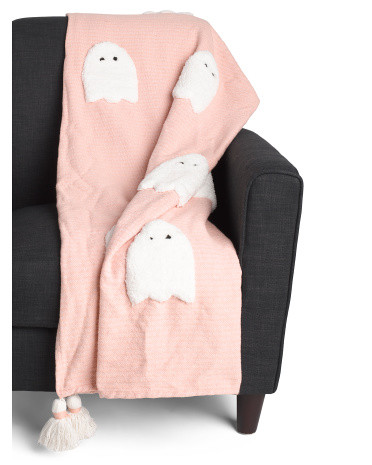 Tufted Ghost Throw | TJ Maxx