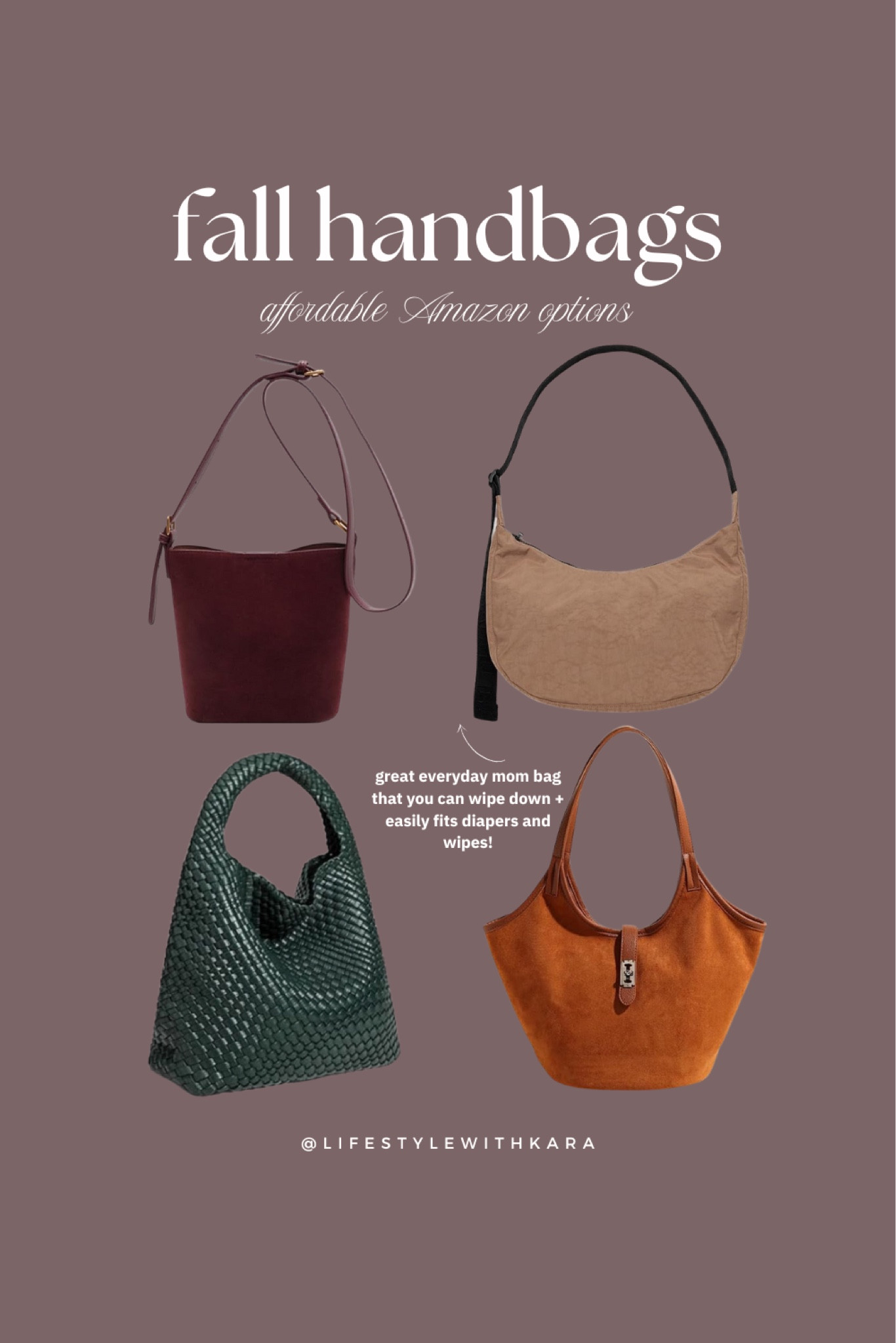 Fall bags at super affordable prices on Amazon! 

#LTKFindsUnder50 #LTKStyleTip #LTKFallSale