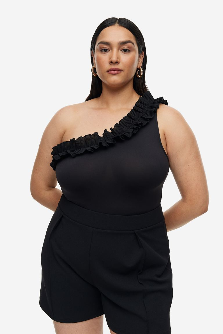 One-shoulder Thong Bodysuit | H&M (US + CA)