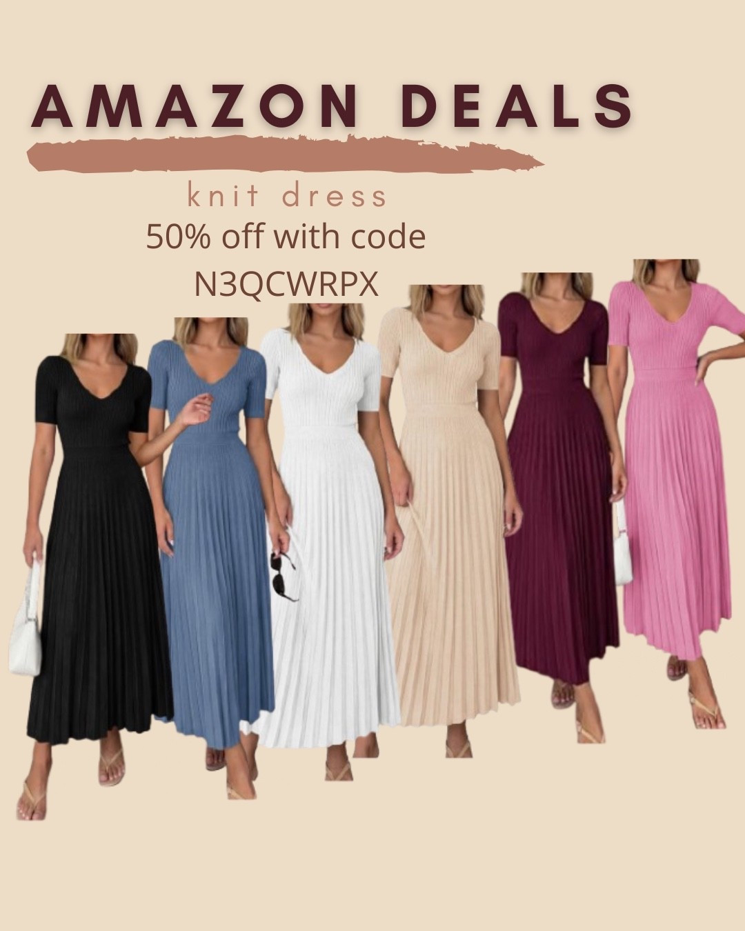 $24 ends 6/7

Amazon fashion
Amazon deals
Sweater dress
Pleated dress

#LTKSaleAlert