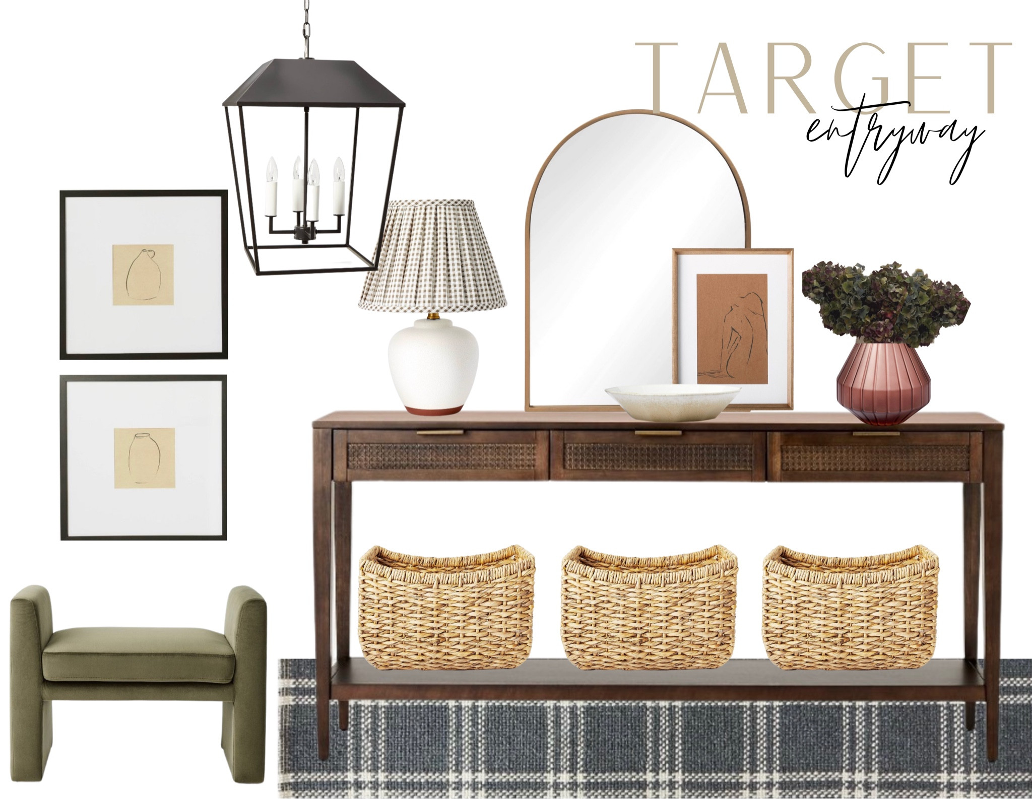 Entryway on a #budget Shop this Studio McGee with Target #entryway! 

#LTKunder50 #LTKunder100 #LTKhome