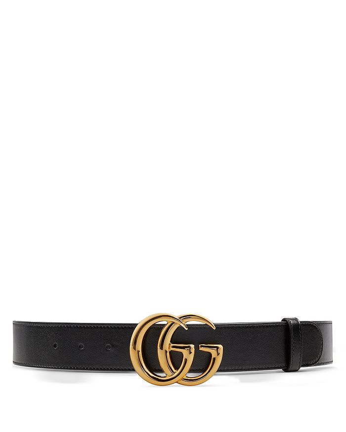 Women's Leather Belt with Double G Buckle | Bloomingdale's (US)
