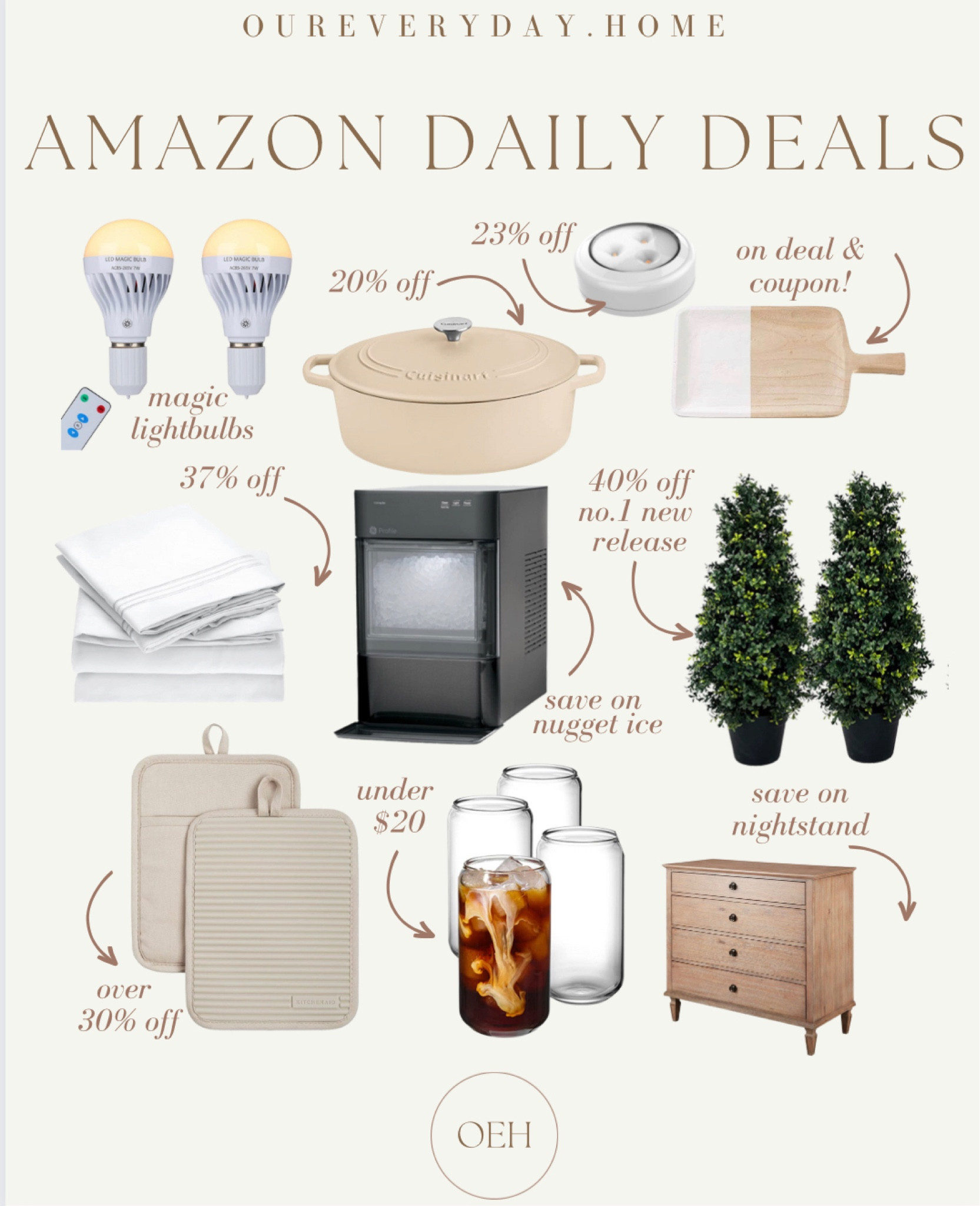 Todays Daily Amazon deals 

Amazon home decor, amazon style, amazon deal, amazon find, amazon sale, amazon favorite 

home office
oureveryday.home
tv console table
tv stand
dining table 
sectional sofa
light fixtures
living room decor
dining room
amazon home finds
wall art
Home decor 

#LTKunder50 #LTKhome #LTKsalealert