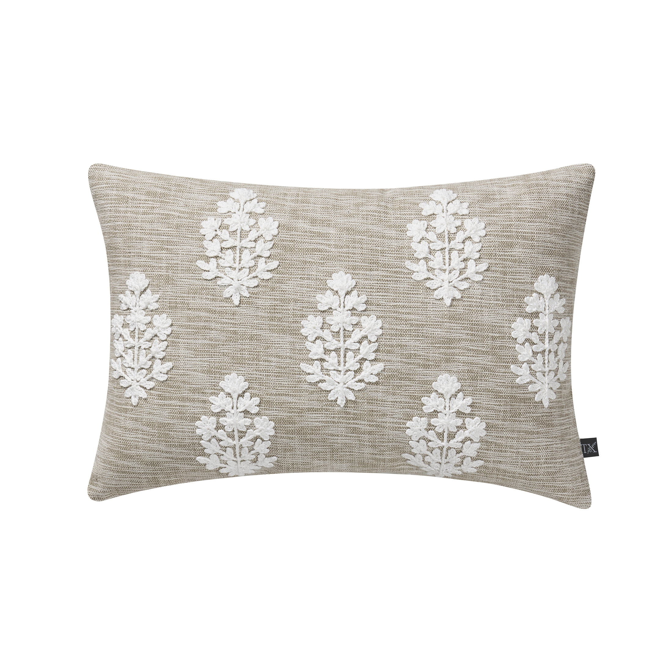 My Texas House 14" x 20" Beige/White Rope Motif Cotton Decorative Pillow | Walmart (US)