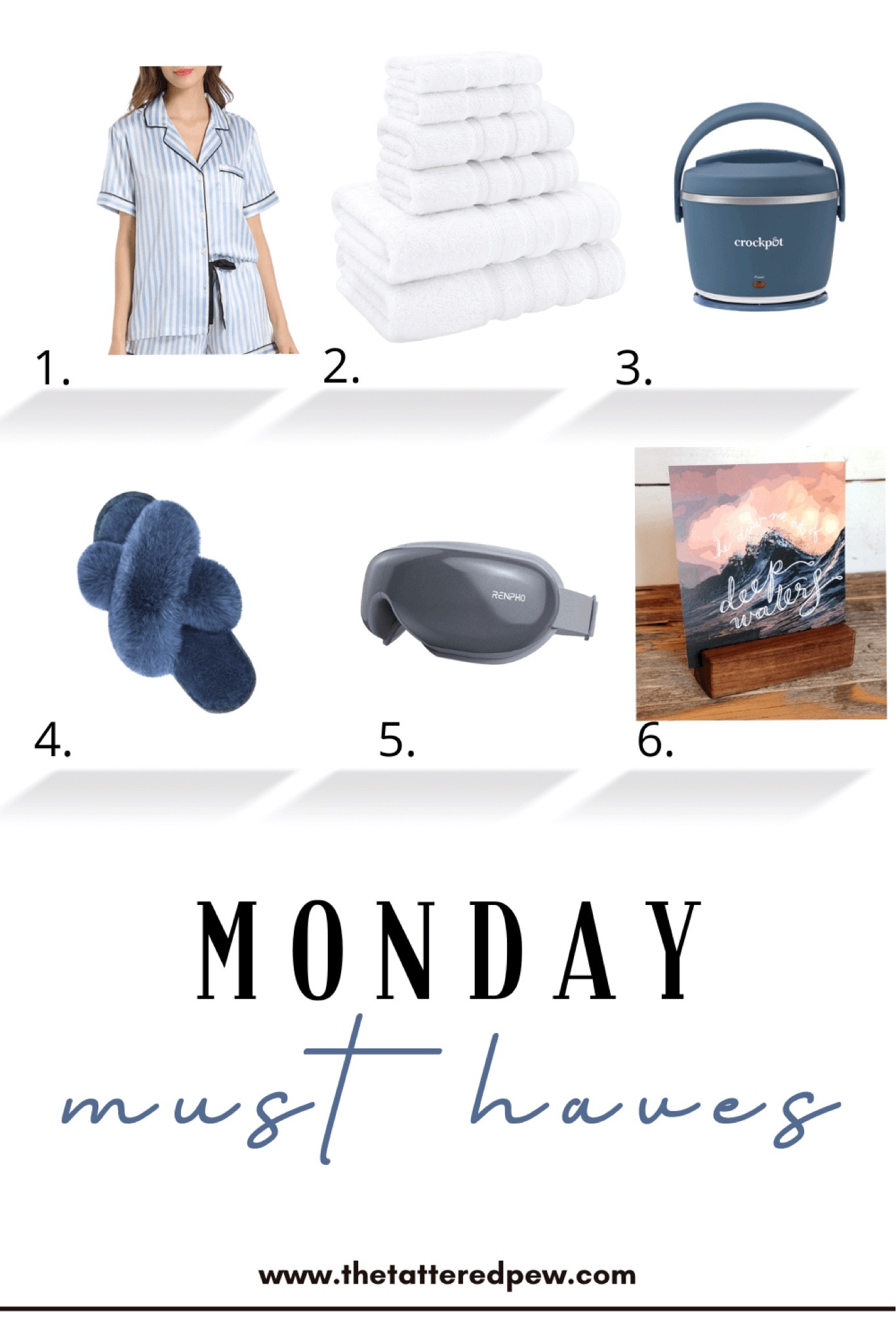 Monday Must Haves: blues, pajamas, slippers, towels, eye massager, crock pot lunch box, Amazon finds!

#LTKhome #LTKunder50 #LTKunder100