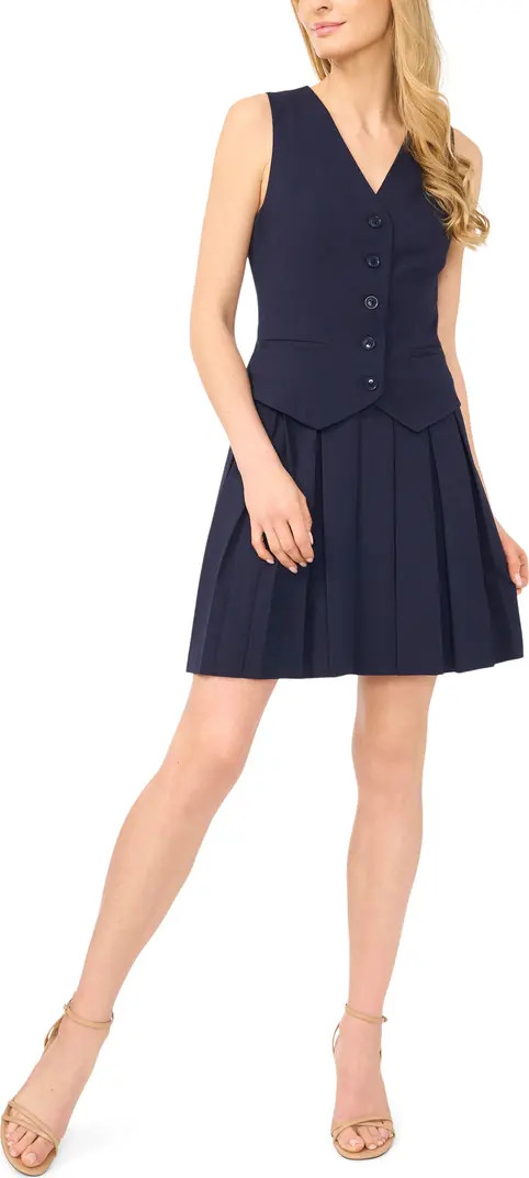 Vest Pleated Dress | Nordstrom
