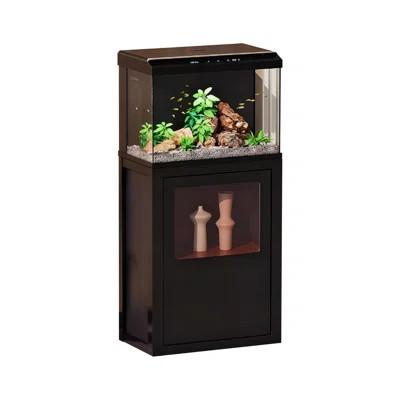 10-12 Gallon Glass Modern Eco Aquarium Tank | Wayfair North America