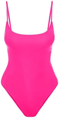 Sexy One Piece Bathing Suit for Women Tummy Control High Cut One Piece Swimsuit Womens | Amazon (US)