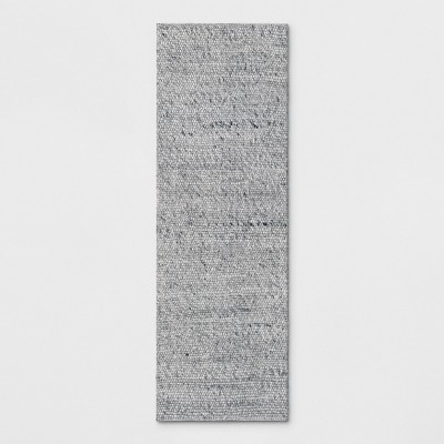 2'3"x7' Chunky Knit Wool Woven Rug Gray - Project 62™ | Target