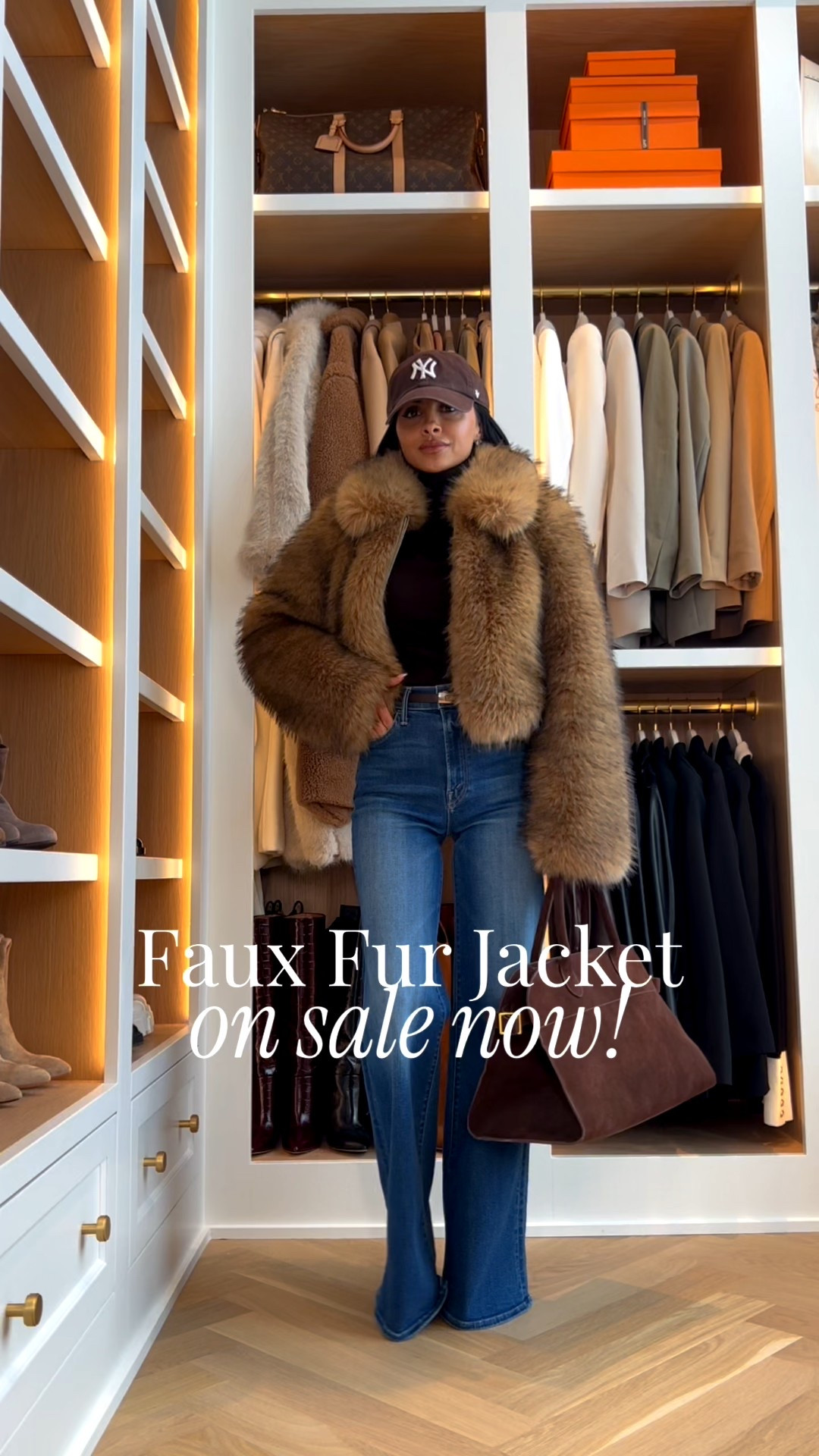 Revolve faux fur jacket on sale now!
Wearing an XXS
Mother jeans wearing a 24 run TTS


#LTKOver40 #LTKSaleAlert #LTKSeasonal