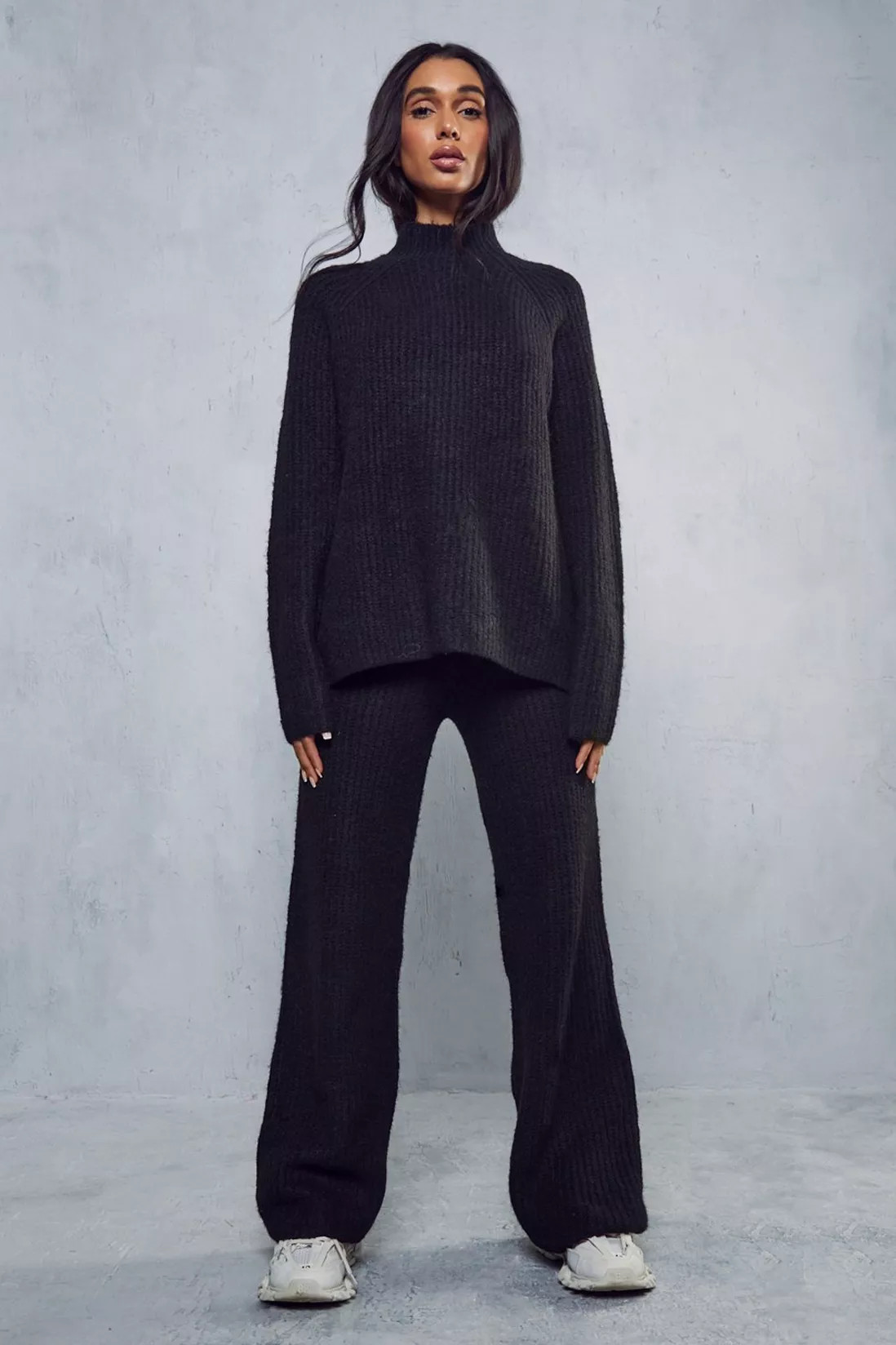 High Neck Rib Knit Trouser Co-ord | Debenhams UK
