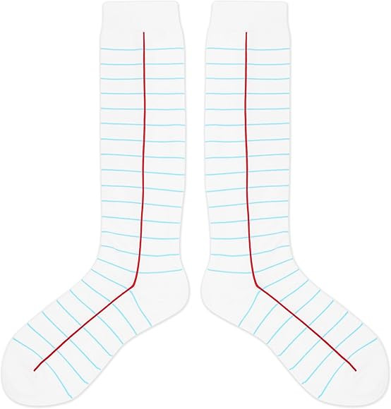 ANYEMW Notebook Socks - Teachers’ Day Christmas Birthday Funny Gifts For Men and Women, Novelty... | Amazon (US)