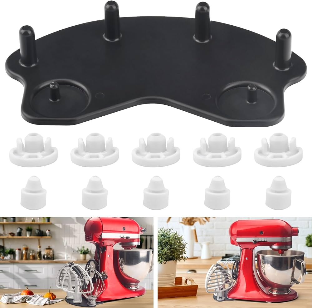 Stand Mixer Attachment Holders for Kitchenaid Mixer, Works with All Tilt Head Style Mxers, Access... | Amazon (US)