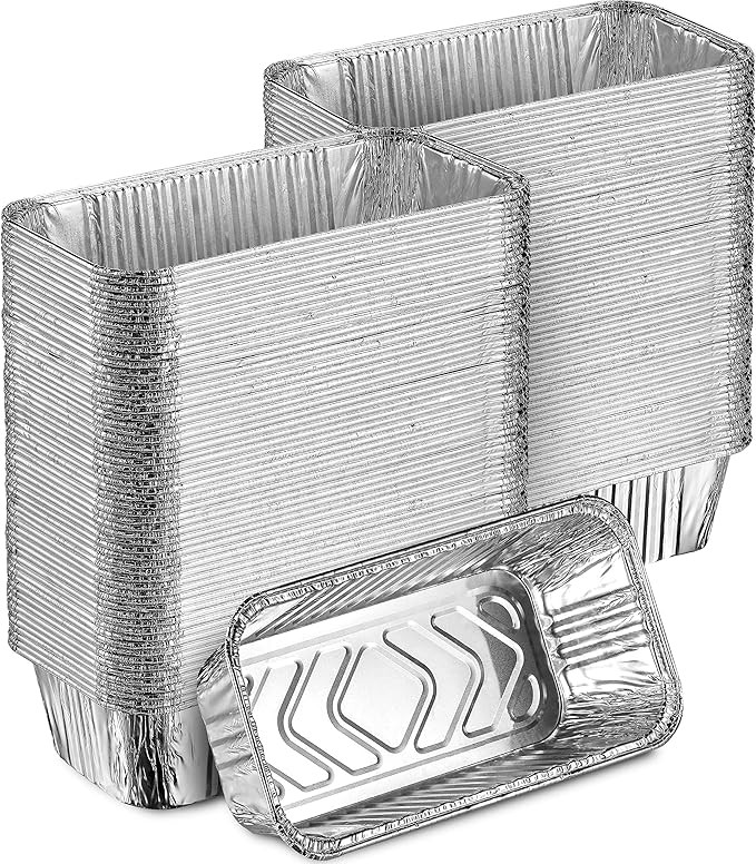 MontoPack Aluminum Disposable Loaf Pans | Deep Standard Size 8.5” x 4.5” Extra Thick Foil Bre... | Amazon (US)