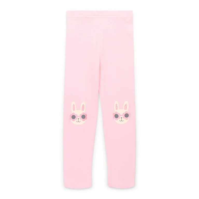 Easter Bunny Print Leggings for Toddler Girls from Way To Celebrate, Sizes 12M-5T | Walmart (US)