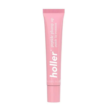 Holler Peptide Plump Up Guava Glaze Peptide Lip Treatment, Hydrating Shea Butter, 0.33 fl oz | Walmart (US)