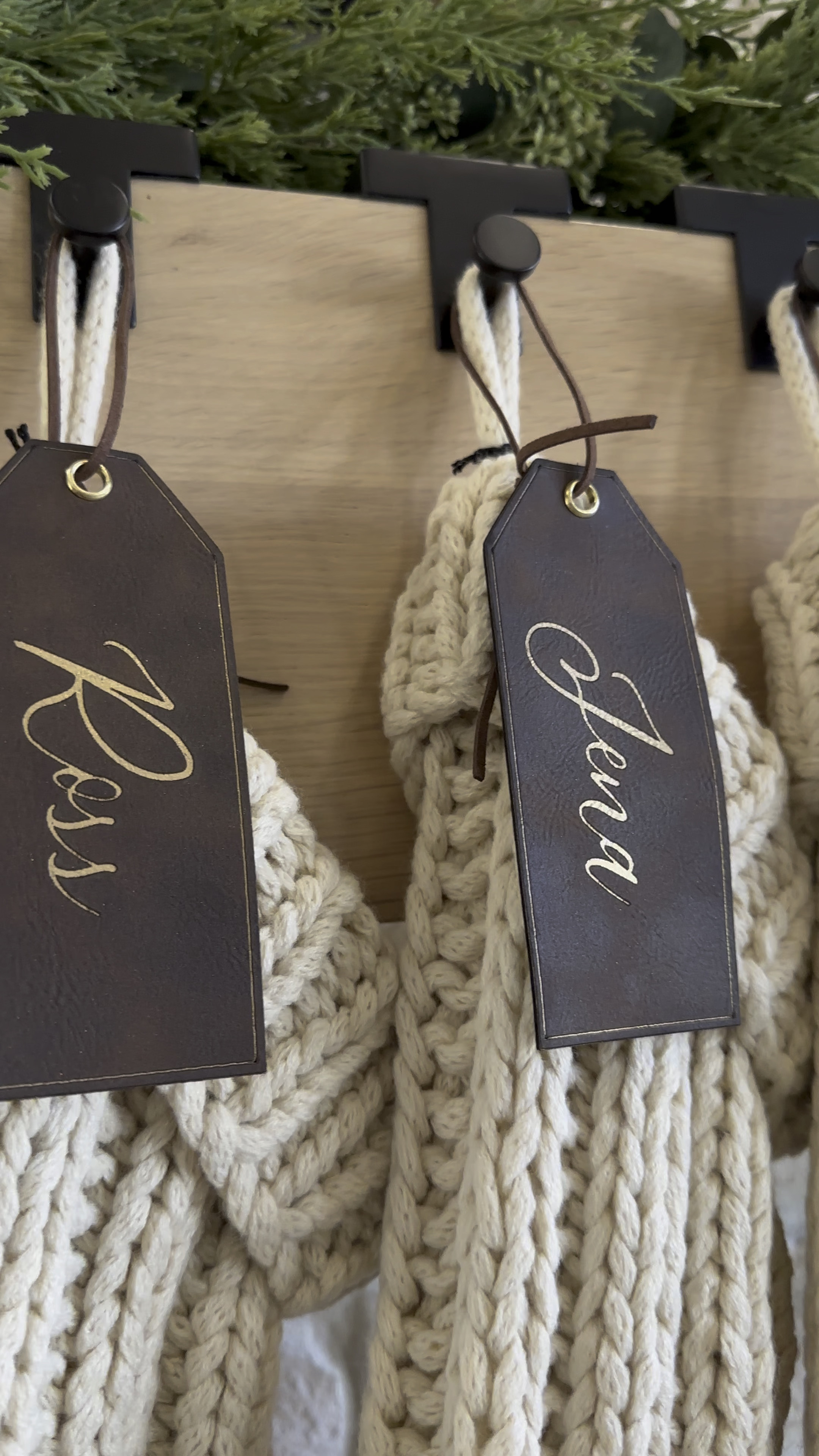 Leather stocking tags 🏷️ 

#LTKHoliday #LTKstyletip #LTKSeasonal