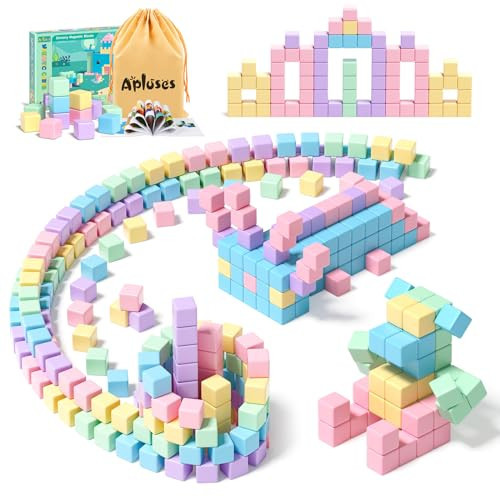 45PCS Magnetic Blocks - Toddler Girl Toys, Magnet Building Blocks, STEM Sensory Outdoor Autism Toys for 3-5 Year Old Boys & Girls, Magnetic Cubes Classroom Must Haves for Kids Ages 3+ | Amazon (US)
