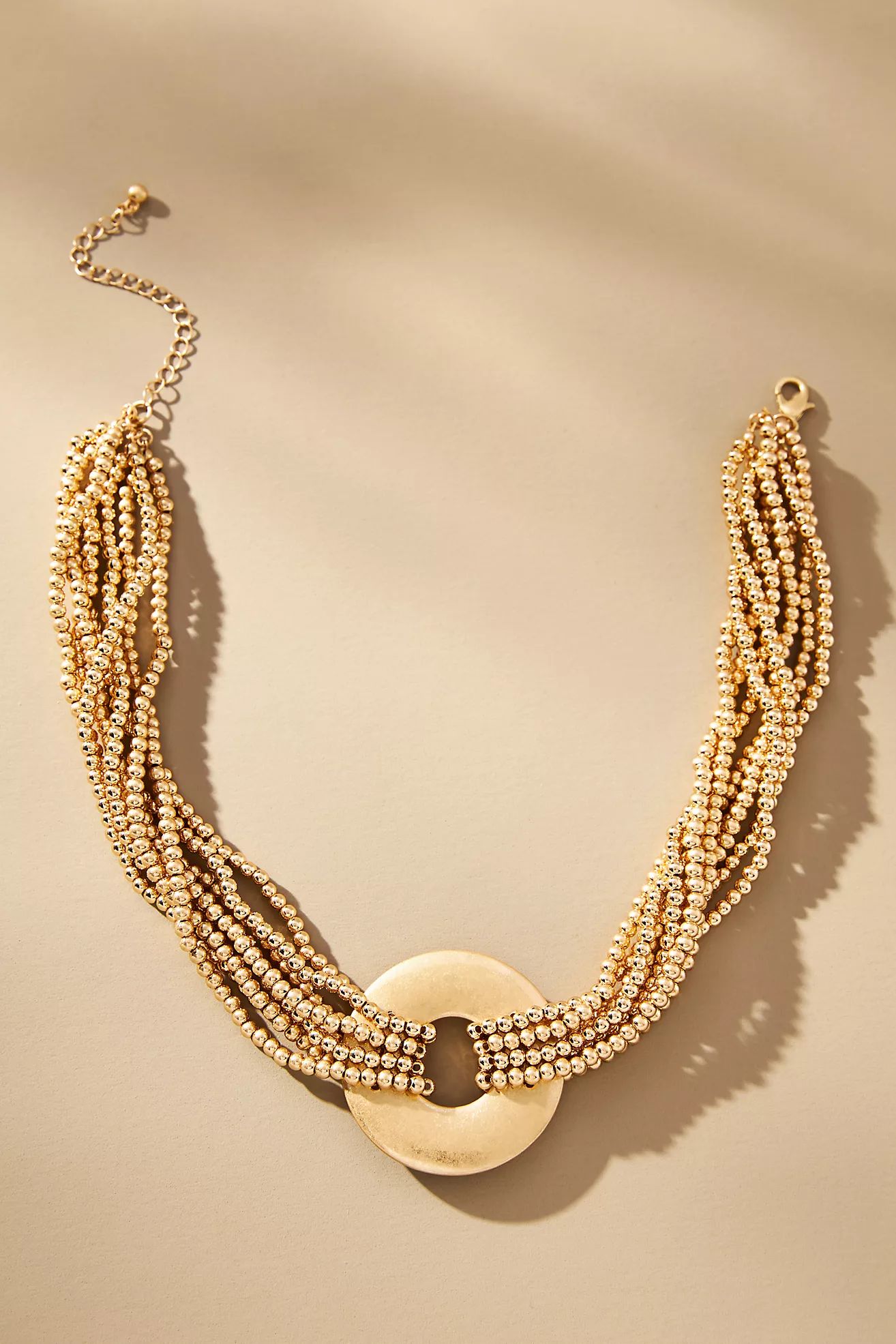 Layered Pearl Collar Necklace | Anthropologie (US)