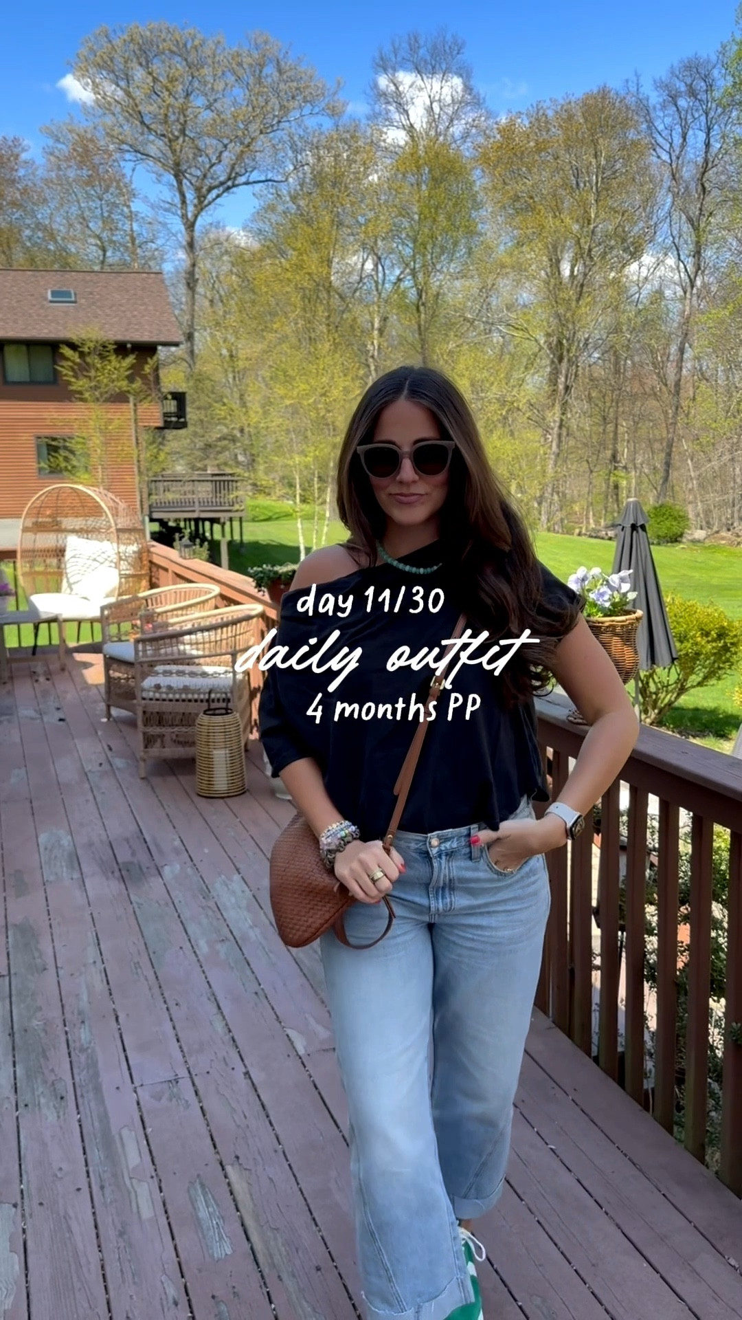 Day 11 of daily outfits!! Forgot to post yesterday lol 

Size small in tee (use code LAUREN10)
Sized up a size in the jeans 
True size in sneakers 

#LTKootd #LTKmomlife