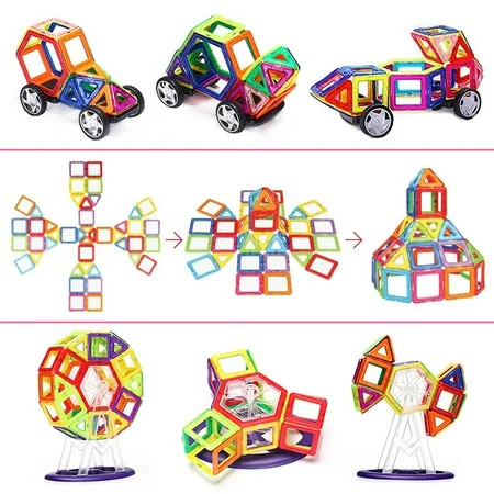 Magnetic Blocks, Magnetic Building Blocks Set 92 PCS NEW FREE SHIPPING | Walmart (US)