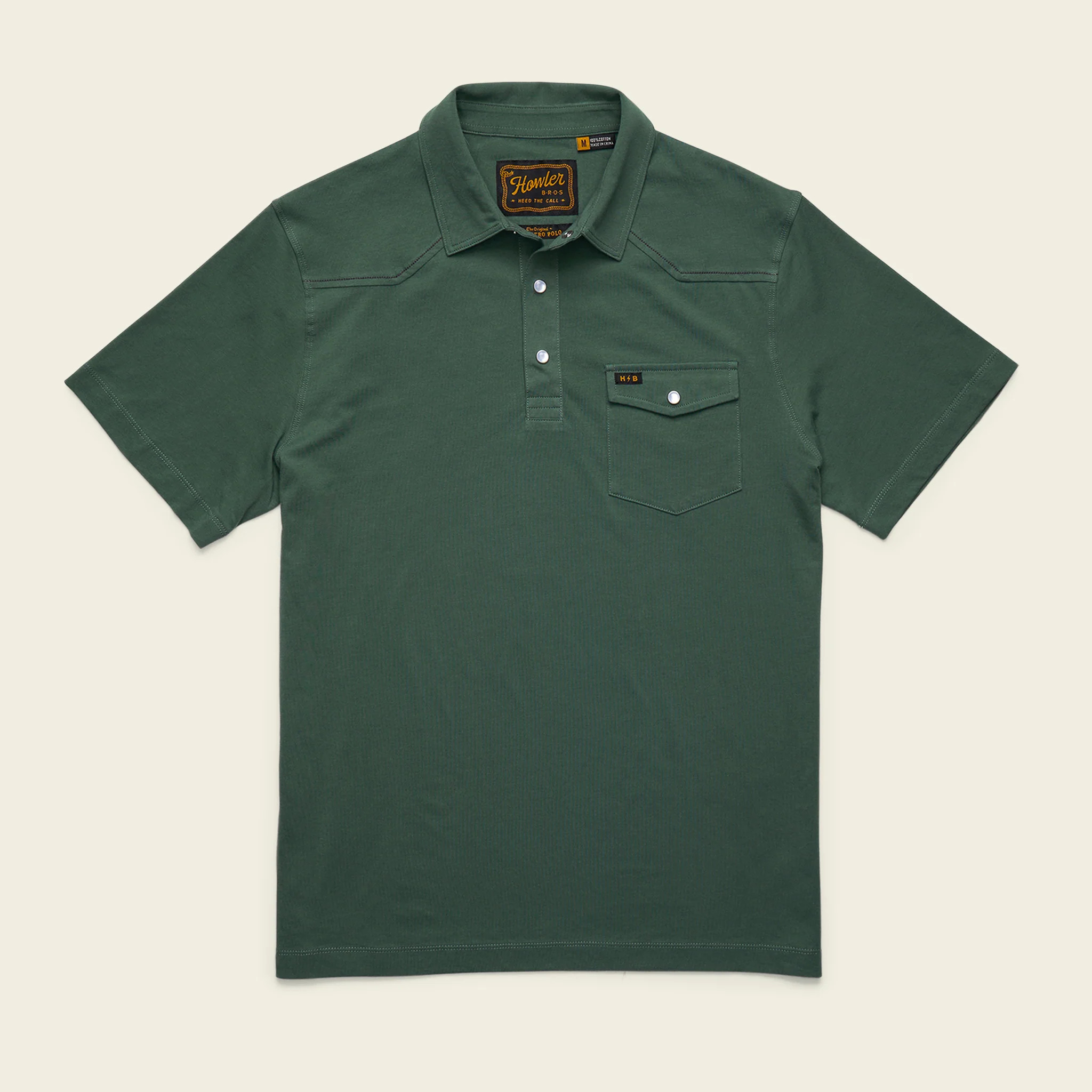 Ranchero Polo - Fern Green | Howler Brothers