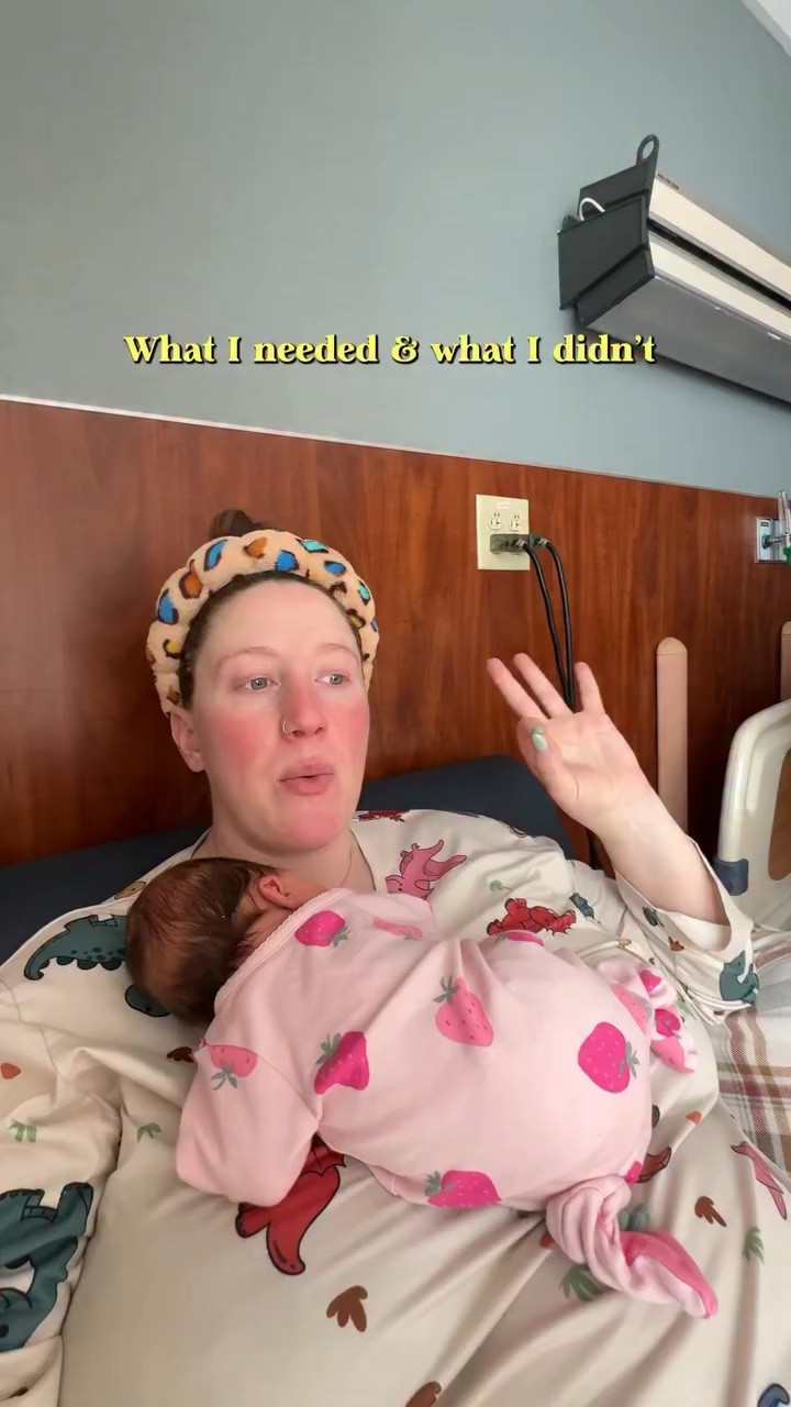 Comment SHOP for all the deets on what I’m soooo happy I brought in my hospital bag for my c-section hospital stay! 

So happy with what I brought and purchased for my c-section recovery and hospital stay for my little daphne girl and me 😍🥹🩷

#hospitalbagessentials #37weekspregnant❤️ #pregnancy #pregnant #csectionrecovery