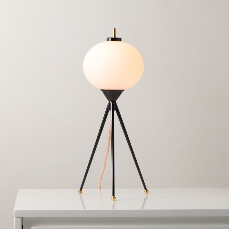 Montaigne Black Tripod Table Lamp by goop | CB2 | CB2