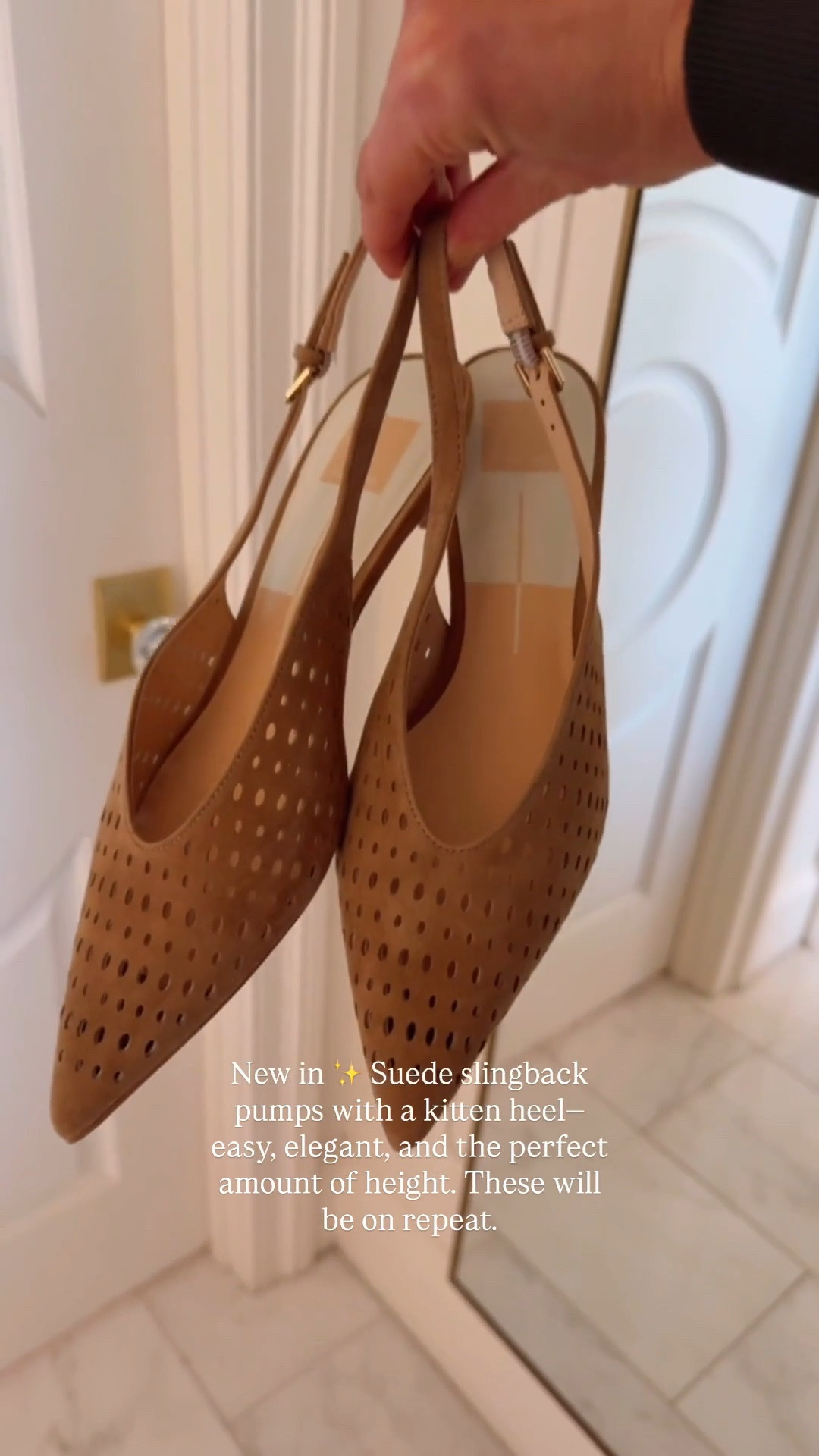 Slingback pumps for spring. Love the kitten heel and they’re a best seller this week!

#LTKootd