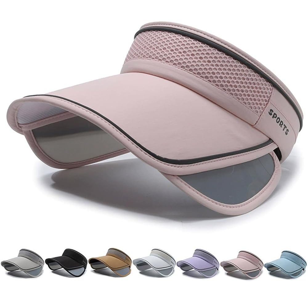Peicees Sun Visors with Wide Brim for Women Men UPF50+ UV Sun Protection Cap for Golf Tennis Beac... | Amazon (US)