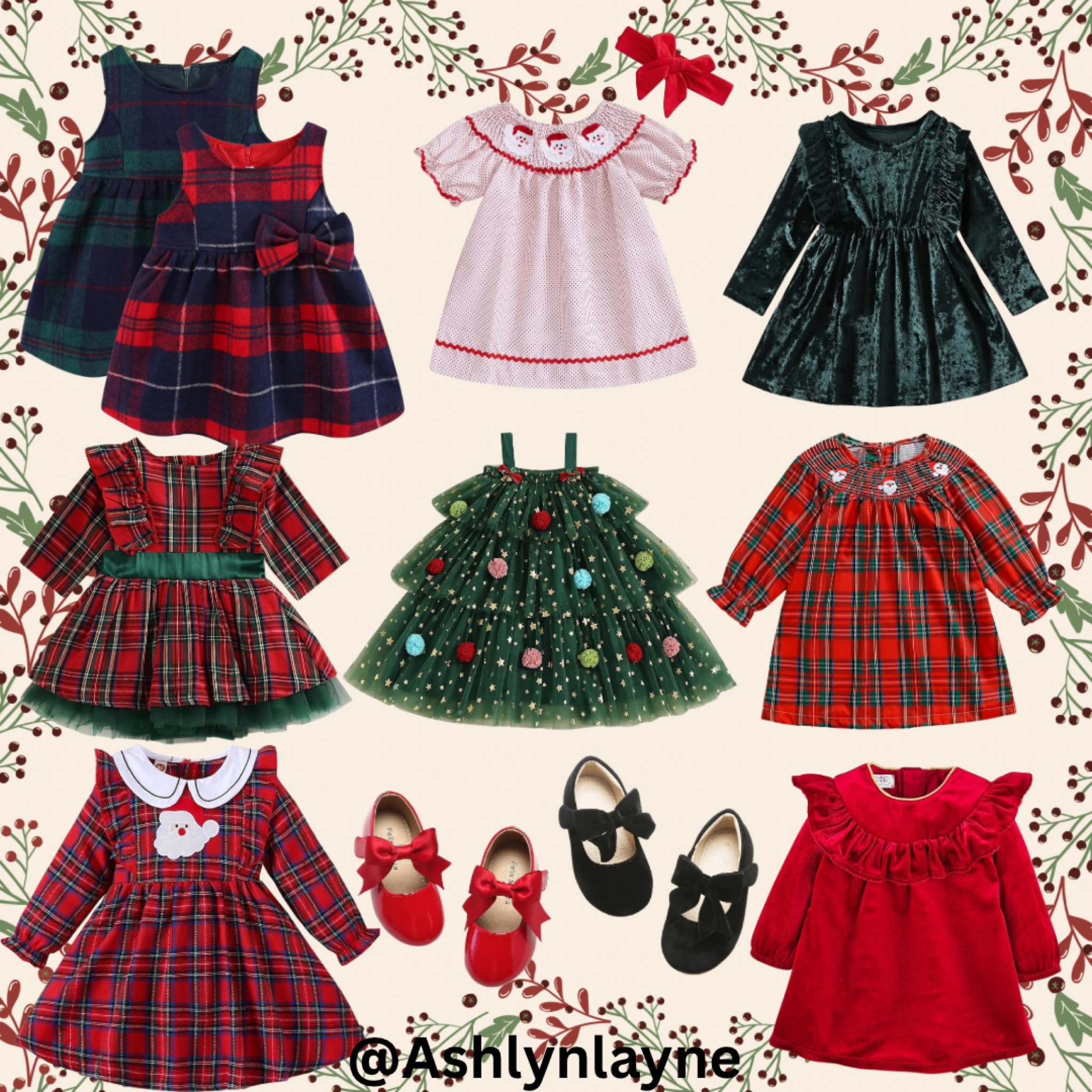 Toddler girl Christmas dresses. Perfect plaid for Christmas, residuals, or holiday parties. Sizes 6-9month-5-7 years old 

#LTKHoliday #LTKKids #LTKSeasonal