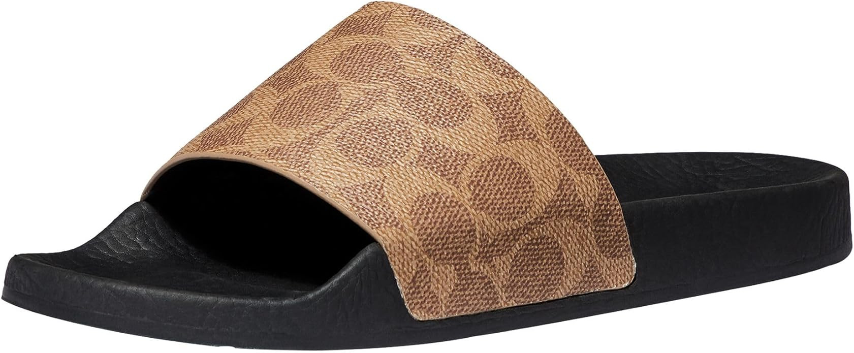 Coach Women's Udele Coated Canvas Slide Slipper | Amazon (US)