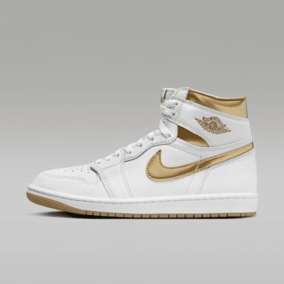 Air Jordan 1 Retro High OG "White and Gold" Women's Shoes. Nike.com | Nike (US)