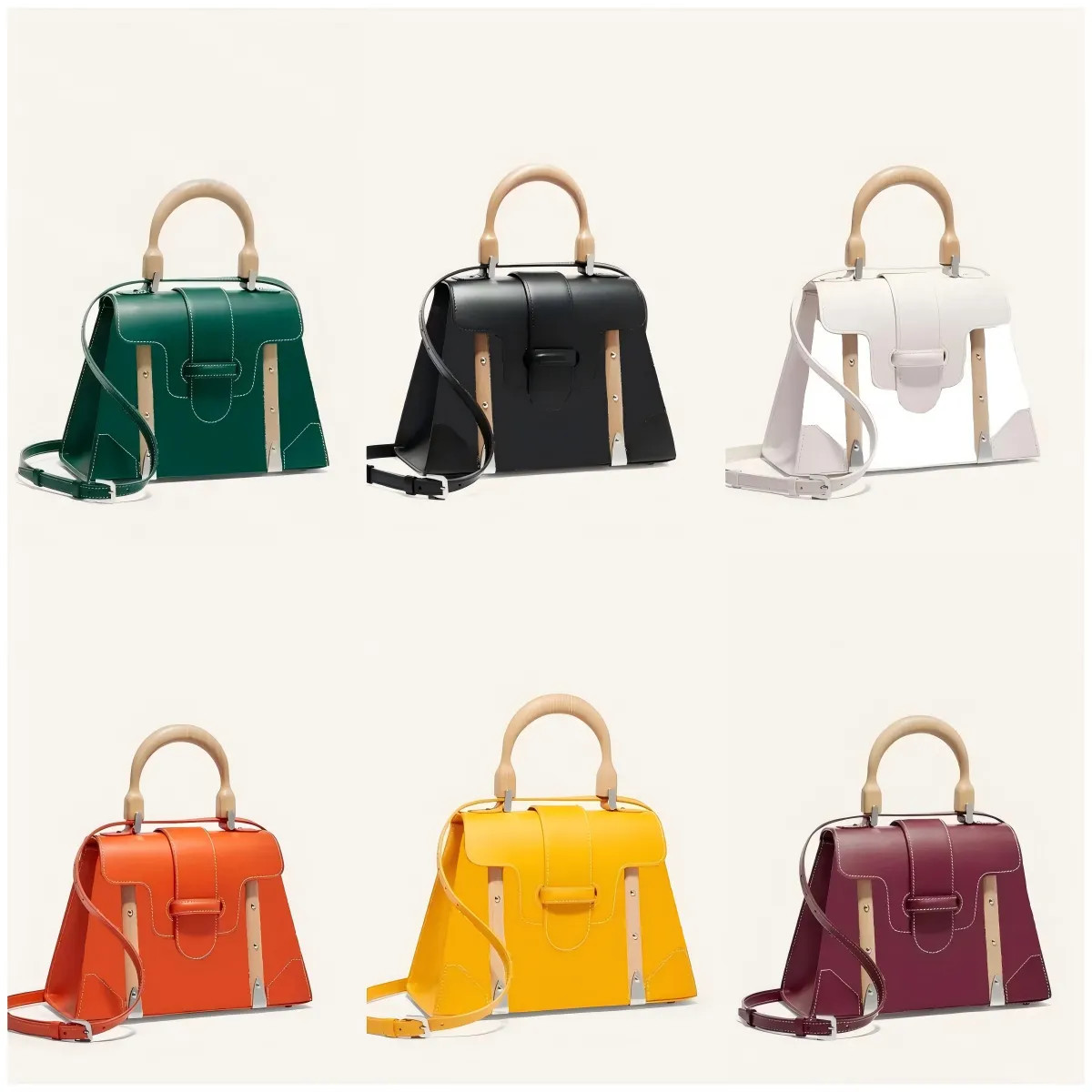 2025 Newest Classic Saigon Top Wooden Handle Tote Bag golies yards Luxury Designer Bag Women's Ba... | DHGate