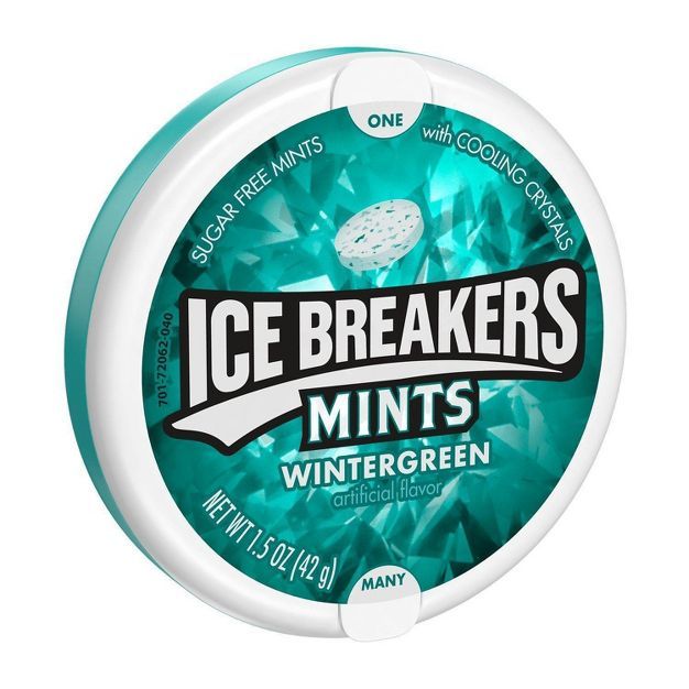 Ice Breakers Wintergreen Sugar Free Mint Candies - 1.5oz | Target