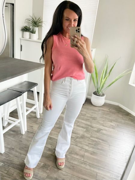 My white flare jeans are on sale from $89 to under $25 with all sizes in stock!! They’re SO great for work. Nice stretchy, thick material. I size down one. PERFECT for the girls who wear white after Labor Day + winter white!

white jeans, flare jeans, workwear, Loft, teacher outfit, work jeans #LTKBacktoSchool #ltkworkwear #ltkfind

#LTKSeasonal #LTKunder50 #LTKsalealert