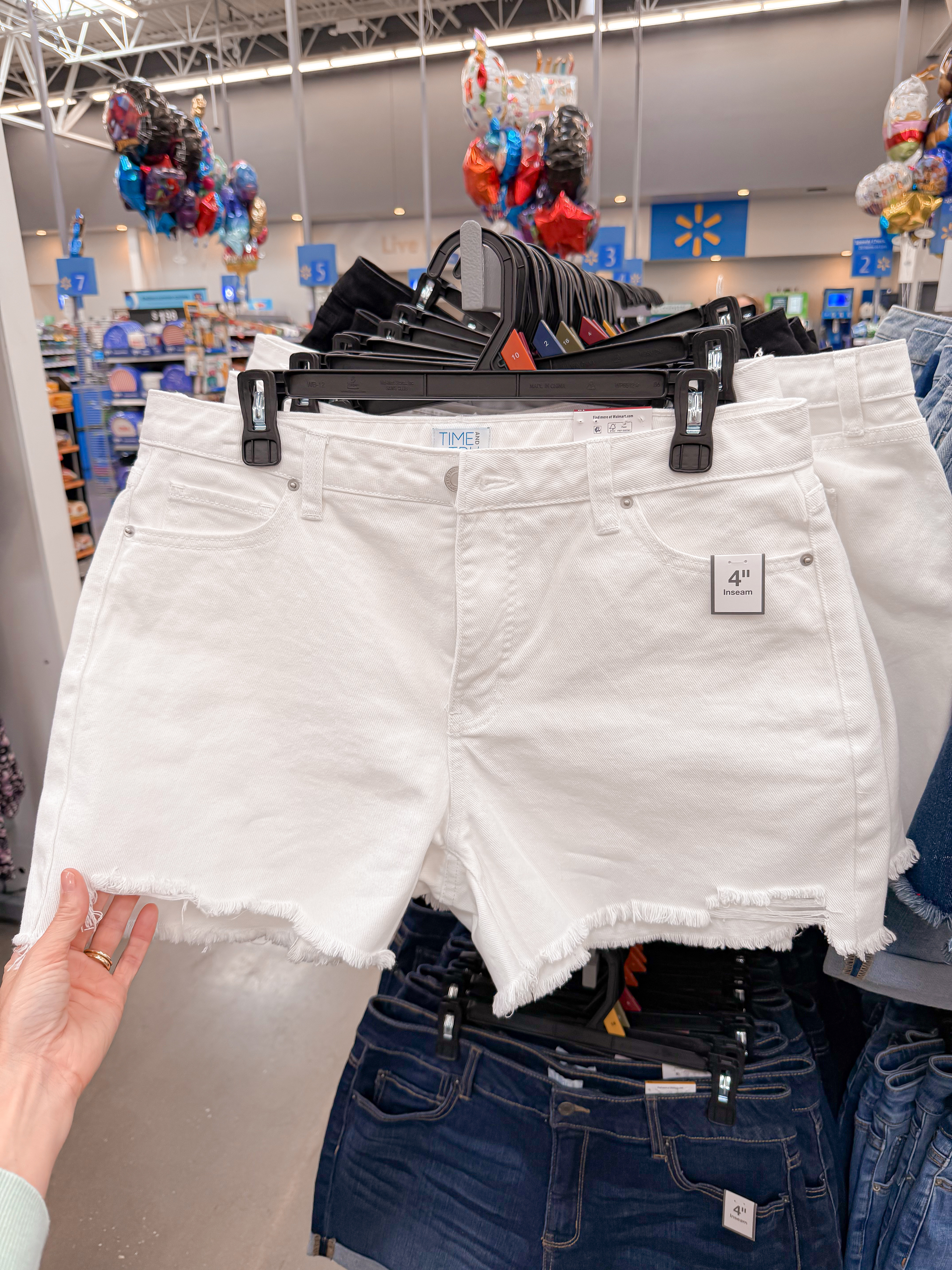 High rise denim shorts at Walmart!

#LTKStyleTip