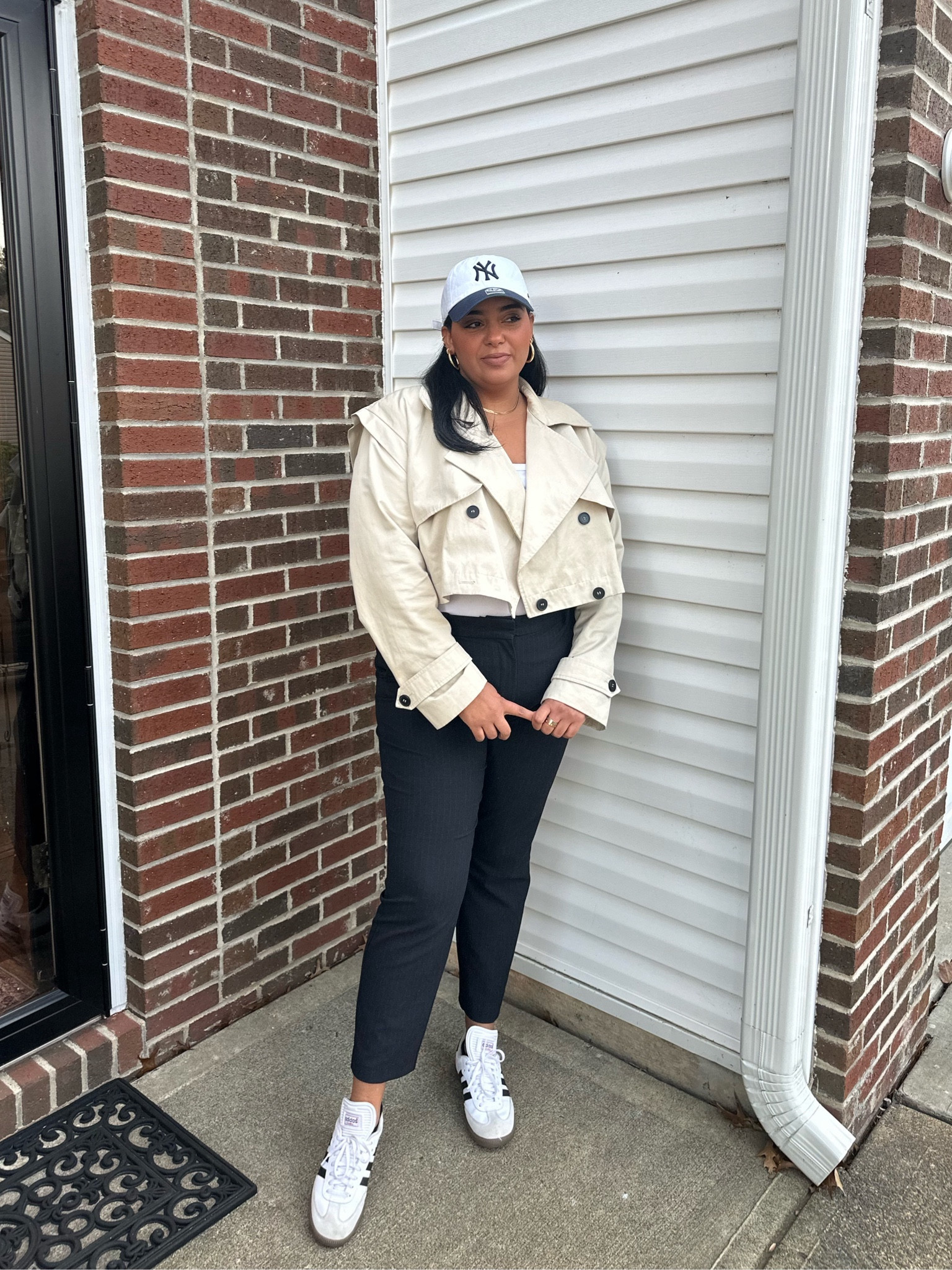 Street style, casual outfit

Street style, street wear, casual, mid size fashion, fashion, amazon finds, samba outfit, samba shoes, Yankees cap, slacks, slacks street style, curvy fashion, 

#LTKHoliday #LTKsalealert #LTKGiftGuide