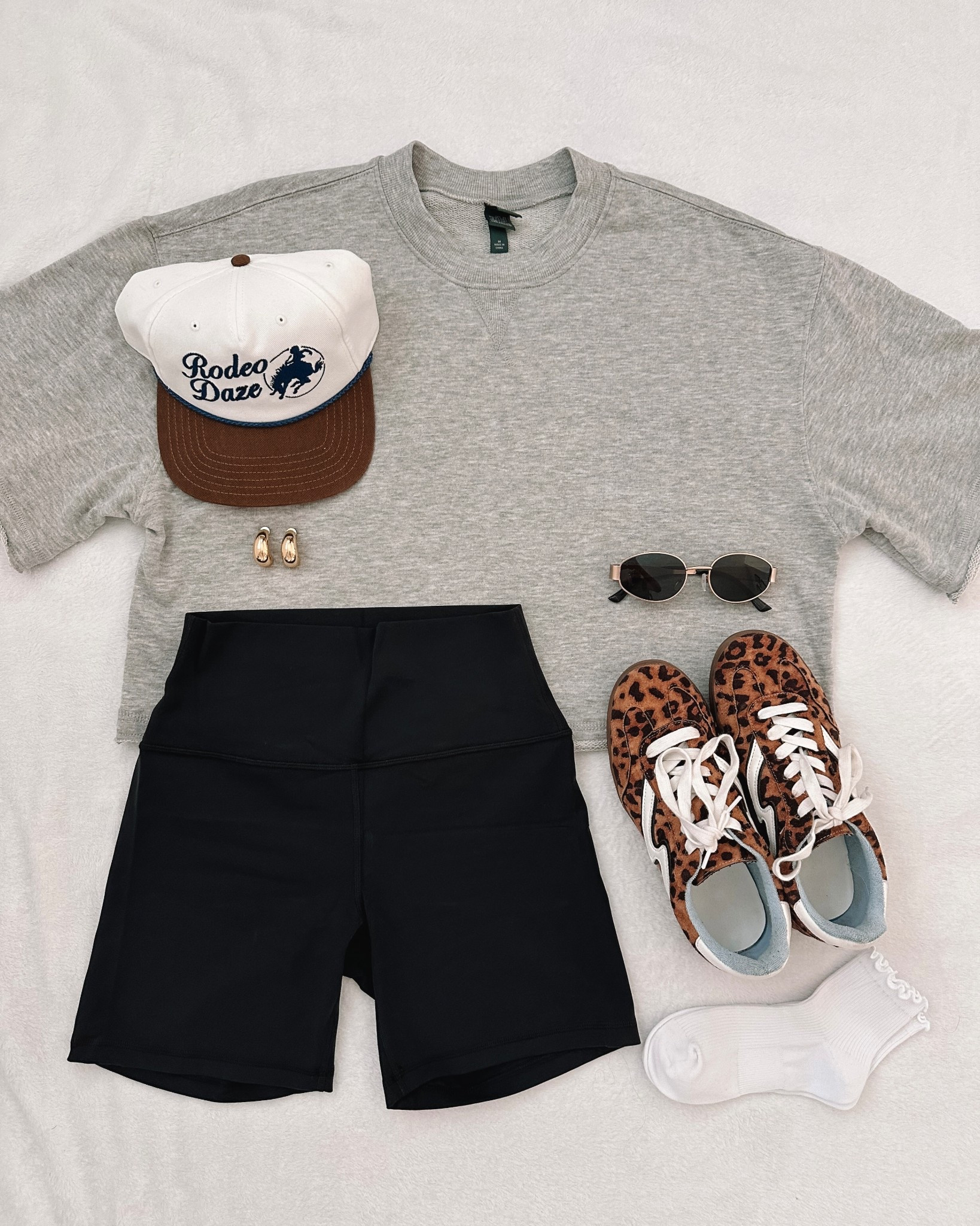Casual Mom outfit
Rodeo daze hat no longer available at target. 
biker shorts outfit 


#LTKFindsUnder50 #LTKStyleTip