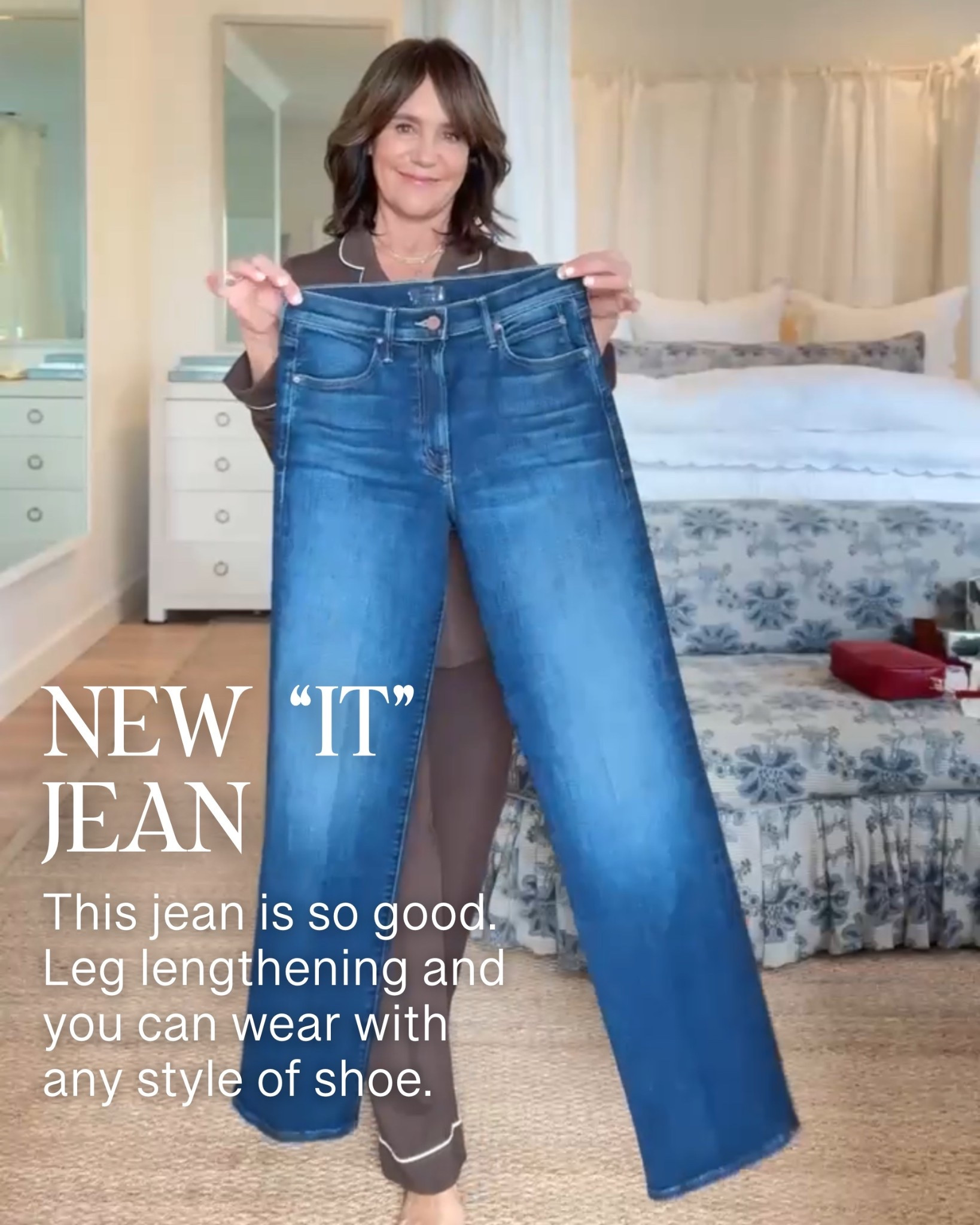 I discovered these jeans recently and they are PERFECT! Not too wide, leg lengthening and super comfortable💓

Also comes in petites😉

#LTKPetite #LTKSeasonal #LTKOver40