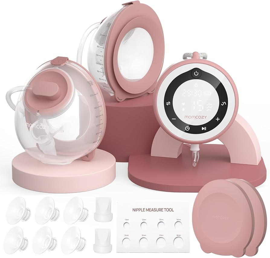 Momcozy Breast Pump V1 Pro Hospital-Grade, Upgraded Electric Pump with 3 Fine-Tuned Rhythms, Hand... | Amazon (US)