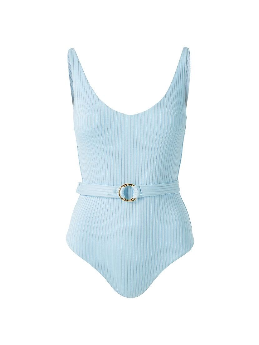 St Tropez Belted One-Piece Swimsuit | Saks Fifth Avenue