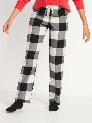 Patterned Flannel Pajama Pants for Women | Old Navy (US)