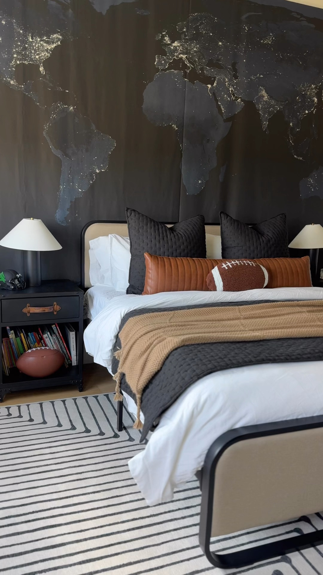 Creating the ultimate bedroom + bathroom combo for my little guy with all the perfect finds from @wayfair! #wayfairpartner

From the cozy bed and comfy mattress to the football-themed pillow and modern ceiling fan, every detail makes this space both functional and fun.  Plus, the sleek bathroom tile, rug, and fixtures add a stylish touch to his daily routine. Loving how easy it was to pull it all together with #Wayfair! #onlyatwayfair #wayfairfinds #ltksalealert #ltkvideo #ltkhome @shop.ltk #kidbedroominspo #wayfairhome #bathroomdesign #bedroomdecor #paidlink #ad


#LTKSaleAlert #LTKHome #LTKKids