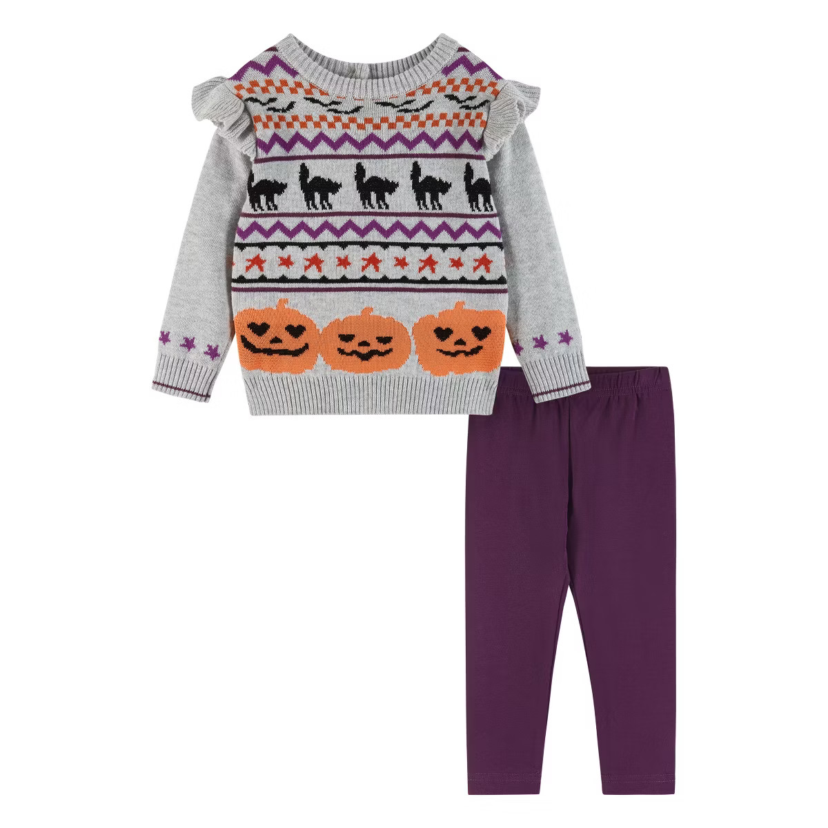 Andy & Evan  Infant  Halloween Fair Isle Sweater & Legging Set | Target