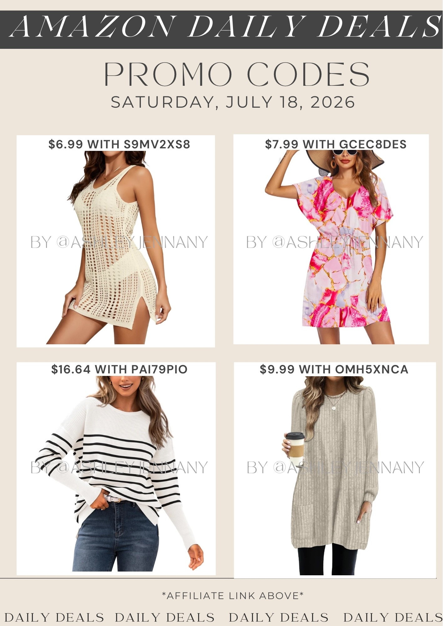 Amazon deals

#LTKSaleAlert #LTKMidsize #LTKootd